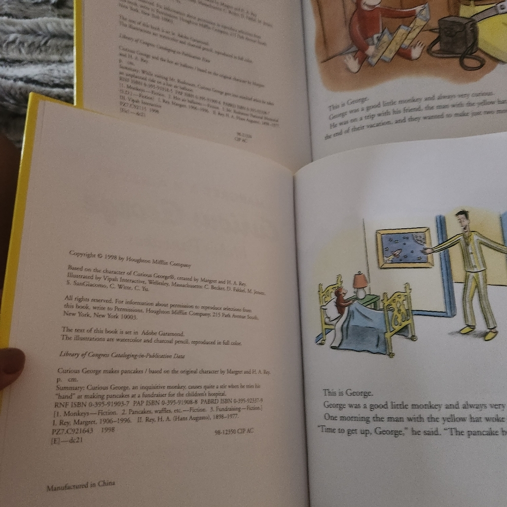Curious George book - Picture 12 of 12